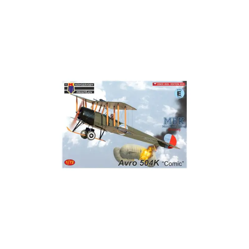 Avro 504K “Comic” Schaalmodel Shop Nu