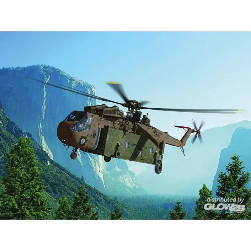 Aanbieding CH-54A Tarhe with Universal Military Pod Schaalmodel