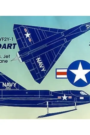 Nieuw Convair YF2Y-1 Sea Dart Schaalmodel