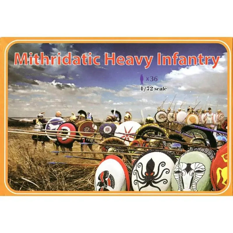 Aanbieding Mithridatic Heavy Infantry Army 36 cijfers in 12 poses + accessoires Figuren