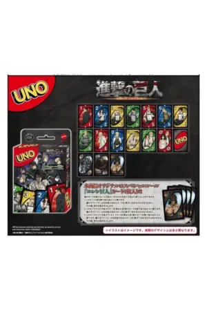 ATTACK ON TITAN - UNO Japanese Version Rechtstreeks Van De Fabrikant