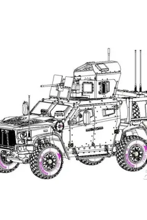 M1278 Heavy Guns Carrier General Purpose (JLTV-GP) Schaalmodel Nieuw