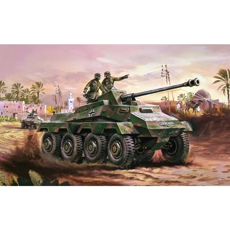 SDKFZ-pantserwagen Schaalmodel Laatste Versie