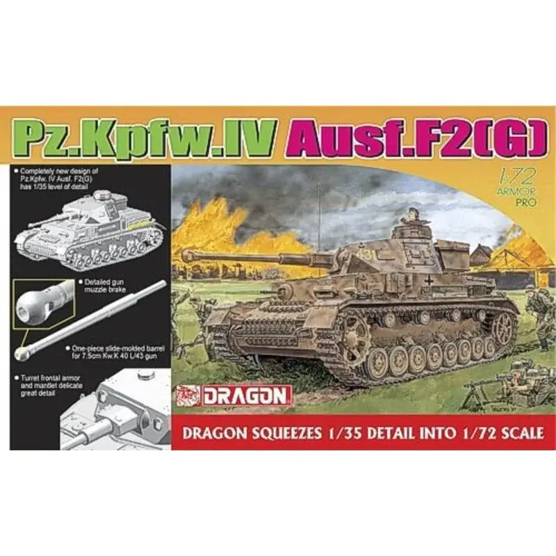 Snelle Levering Pz.Kpfw IV Ausf.F2 (G) Schaalmodel