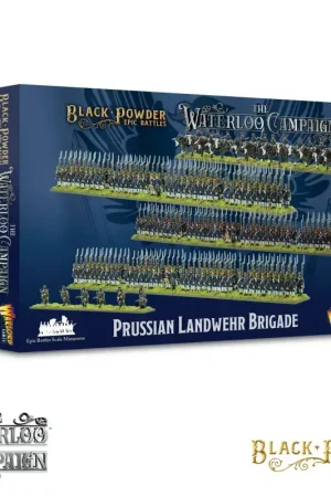 Tijdelijk Beschikbaar Black Powder Epic Battles - Waterloo: Prussian Landwehr Brigade Wargames