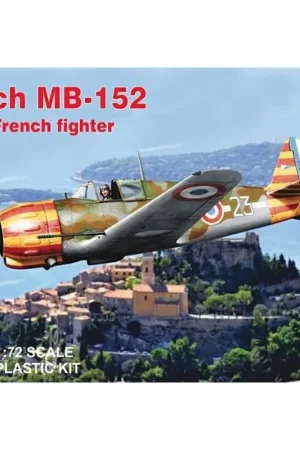 Bloch MB.152-stickers voor Franse vliegtuigen Schaalmodel Beperkte Voorraad