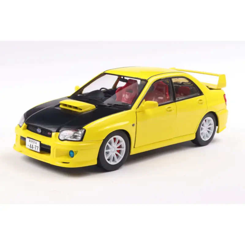 Subaru impreza wrx sti solido works yellow 2003 1/18 Miniatuur Aanbieding