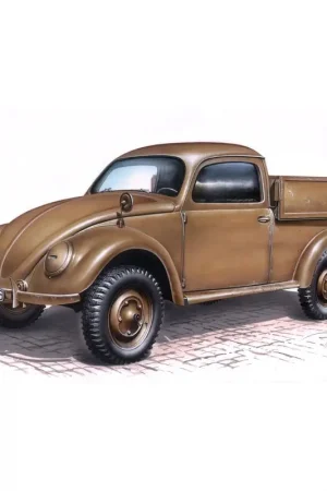 Alleen Vandaag VW-type 825 Pick Up Ferdinand Porsche, een Duitse auto-ingenieur, ontwikkelde zijn beroemde mensen de auto, de VW Kever op direc