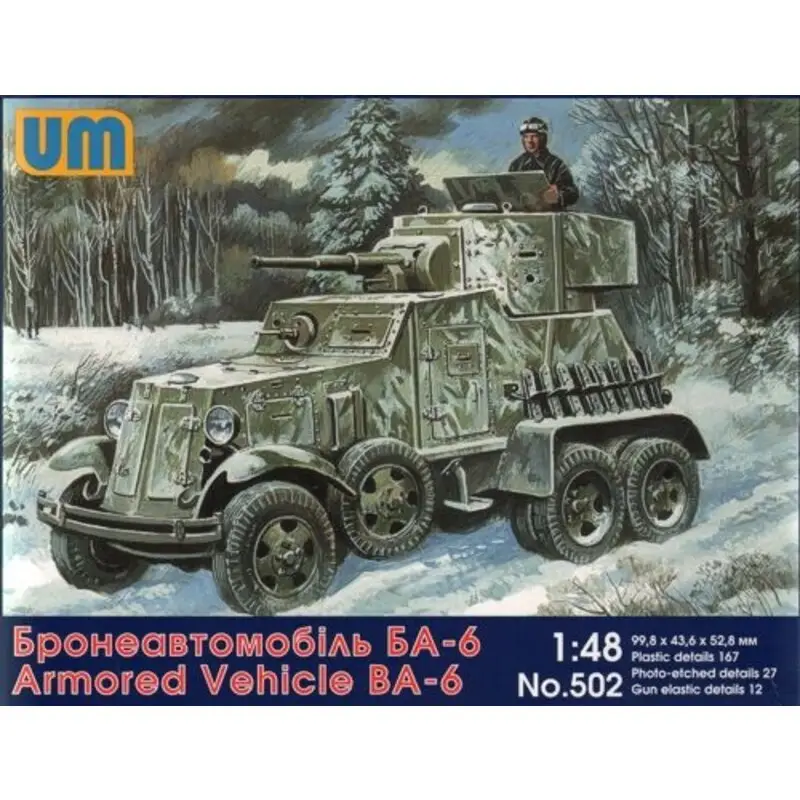 BA-6 Armored Car Schaalmodel Direct Verzonden