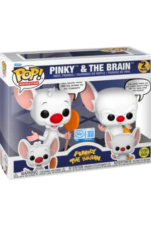 Actieprijs POP Animation - 2 Pack Pinky & The Brain Pop figur