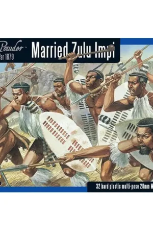 Getrouwd Zulu Impi Figuur spellet Gereduceerde Prijs
