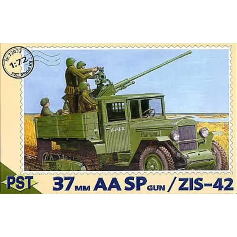 61-K 37mm AASP gun on ZIS-42 Schaalmodel Goedkoop