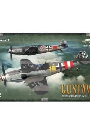 Bestel Nu EDUARD: 1/72; GUSTAV Pt. 3 DUAL COMBO Gelimiteerde editie van de kit van het beroemde Duitse jachtvliegtuig Bf 109G uit de Tweed