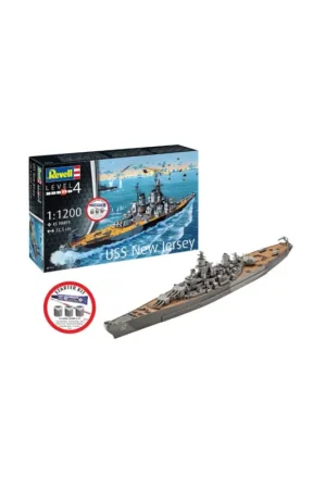 Beperkte Voorraad Starter Kit Battleship USS New Jersey Schaalmodel