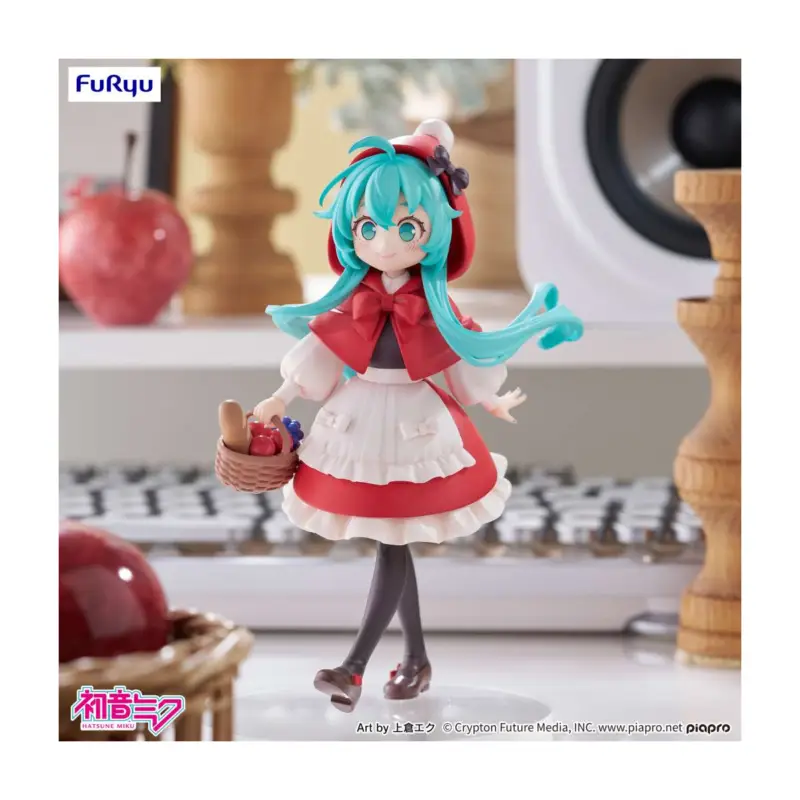 Hete Deal Hatsune Miku Figure Desktop Fairy Hatsune Miku Little Red Riding Hood Ver. 16cm Figuurtje