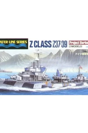 German Destroyer Z Class (Z37-39) Project Barbara (2 MODELS) Schaalmodel Laatste Versie