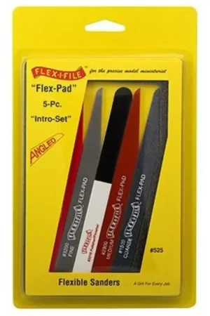 Flex-Pad Intro Set 5-pcs (includes X-fine, Fine, Medium, Coarse and Polisher/finisher Seizoensaanbieding
