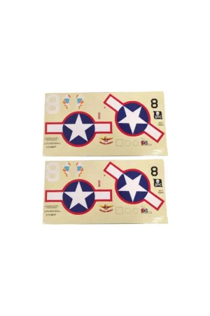 Aircraft part sticker sheet for Corsair 62cc SEA361 Goedkoop