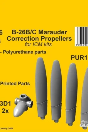 Direct Beschikbaar B-26B/C Marauder Correction Propellers / for ICM kit
