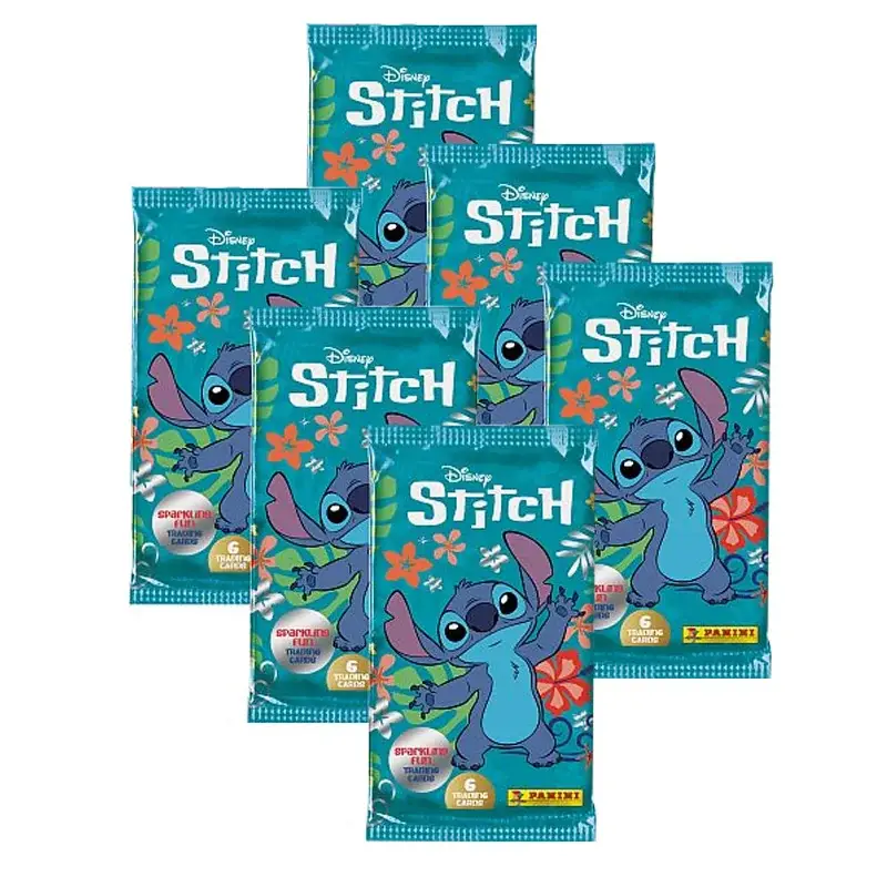 Meest Verkocht Disney Panini TC Stitch Blister 6 Pockets + 1 Limited Edition Card