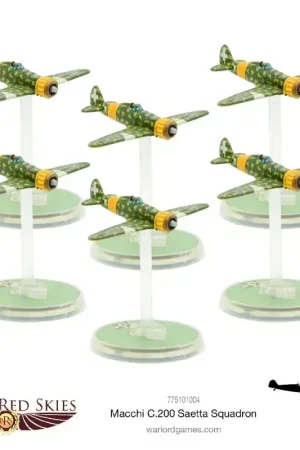 Op = Op Blood Red Skies Macchi C.200 Saetta Squadron Figuur spellet