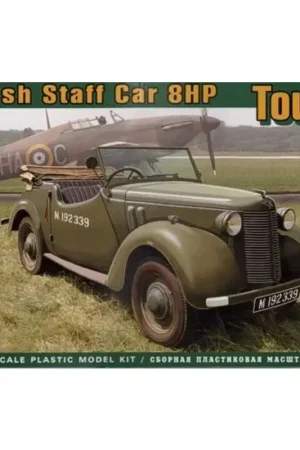 British Staff car 8hp Tourer Schaalmodel Nieuw