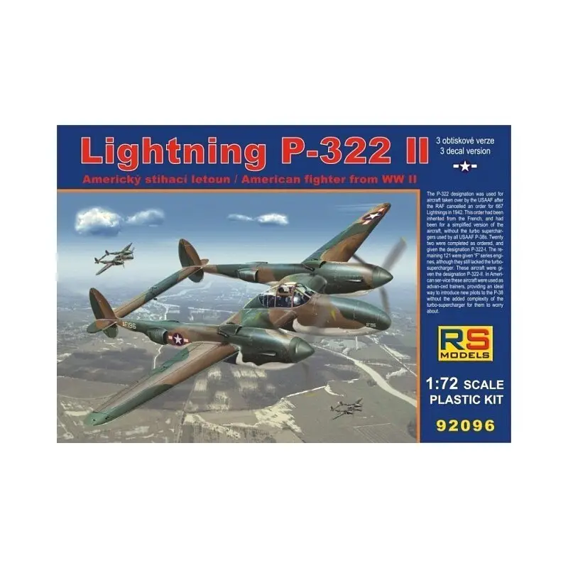 RS-modellen 92096 BLIKSEM P-322 II 1/72 Schaalmodel Veilige Betaling