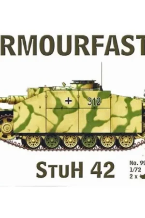 Stuh 42: the pack includes 2 snap together tank kits Schaalmodel Finale Uitverkoop
