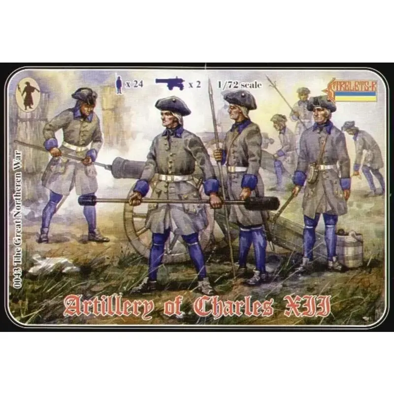Betaalbaar Artillery of Charles XII Figuren