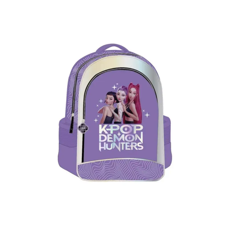 Aanbieding Kpop Demon Hunter Backpack 2 Compartments Purple 41X31X15cm
