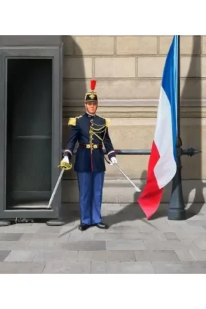 Exclusieve Aanbieding Republican Guard (ex ICM) Model construction kit of the Republican Guard, an honorary company tasked with guarding the French pr