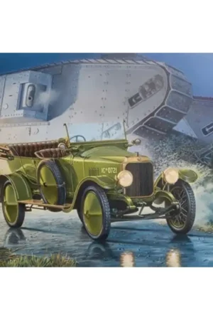 Tijdelijk Beschikbaar Vauxhall D-Type Staff Car Schaalmodel
