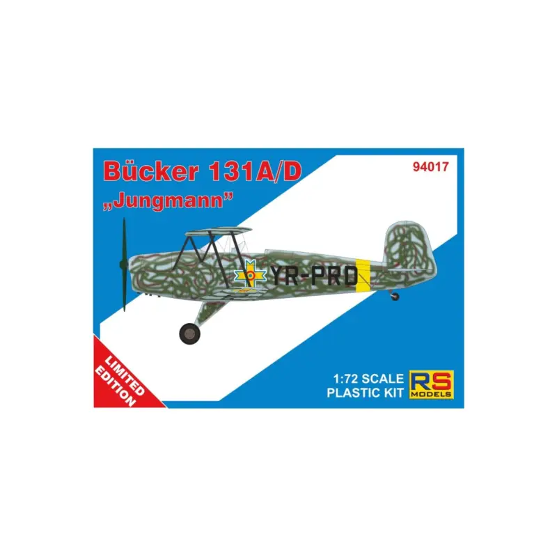Bücker 131 Romania 1/72 Schaalmodel Fabrieksprijs