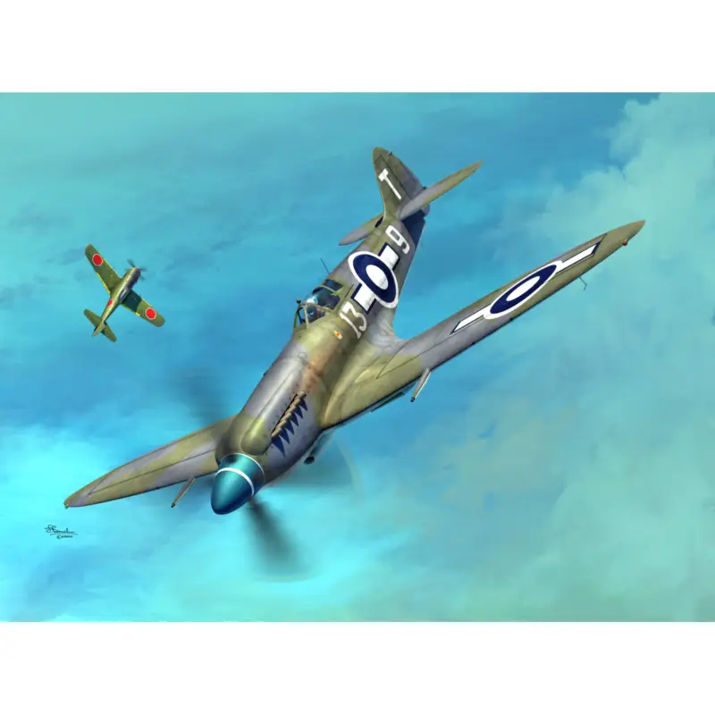 Superprijs Supermarine Seafire Mk.XV 2 markingsKit contains new masks Schaalmodel