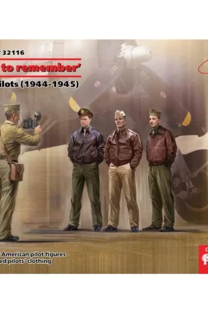 Foto om te onthouden', USAAF Pilots (1944-1945) Figuren Snelle Levering