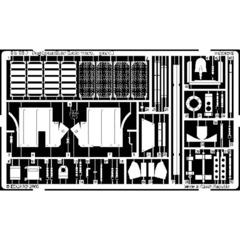 Nu Kopen JagdPanther (toebehoren voor modelbouwsets van Tamiya) Accessoire