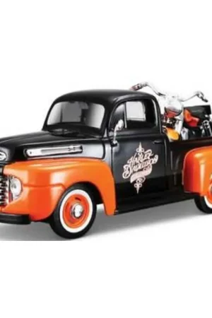 ford f1 + 1 motorcycle model 1/24-Maisto IS32180 Miniatuur Voordeelprijs