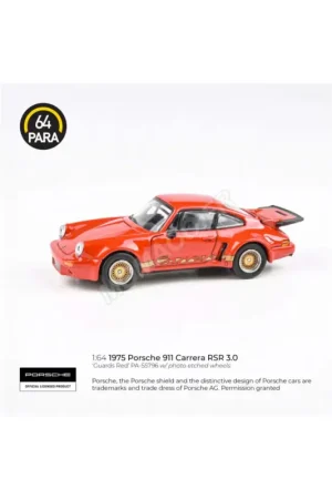 Alleen Vandaag Porsche 911 carrera rsr 3.0 red “guards red” (lhd) Miniatuur