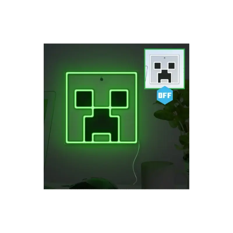 MINECRAFT - Creeper - Neon LED Wall Lamp Gecertificeerd