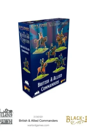 Black Powder Epic Battles: Napoleonic British & Allied Commanders Figuur spellet Meest Verkocht