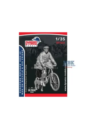 Must-Have Civilian - Refugee Man on Bicycle and his Friend Figuren