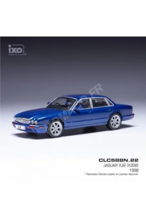 Exclusieve Aanbieding Jaguar xj8 (x308) 1998 blue Miniatuur