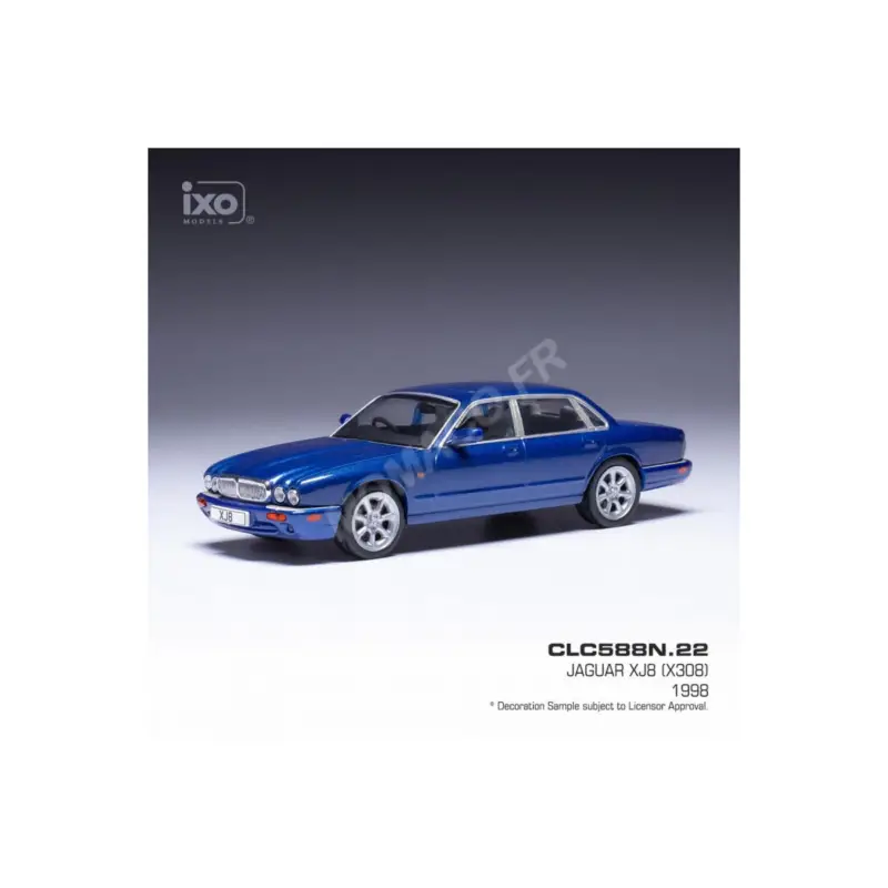 Exclusieve Aanbieding Jaguar xj8 (x308) 1998 blue Miniatuur