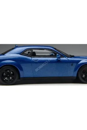Laatste Kans Dodge challenger demon 2018 bleu perle electrique elektrisch Miniatuur