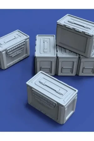 Bestel Nu Royal Model: 1/16; U.S. 50 Cal. Ammo Boxes Accessoire