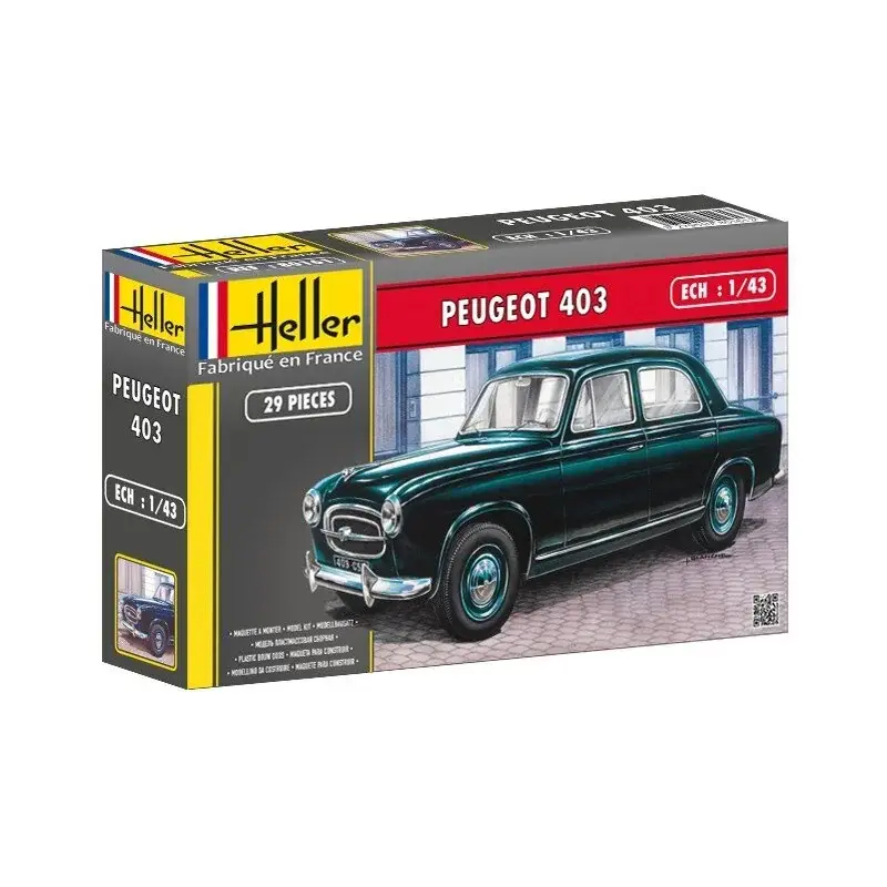 Classic Peugeot 403 Schaalmodel Dagaanbieding