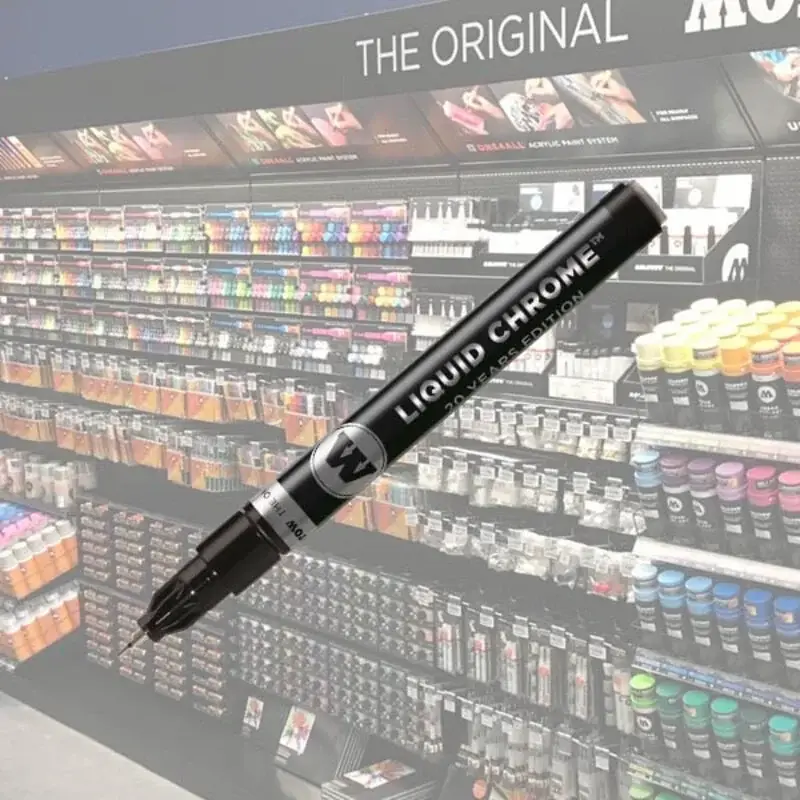 Molotow Chroom Marker Vloeibaar Chroom 1mm Direct Beschikbaar