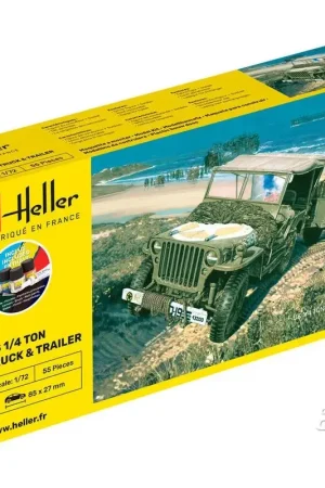 Superprijs Starter kit us 1/4 ton vrachtwagenaar Schaalmodel