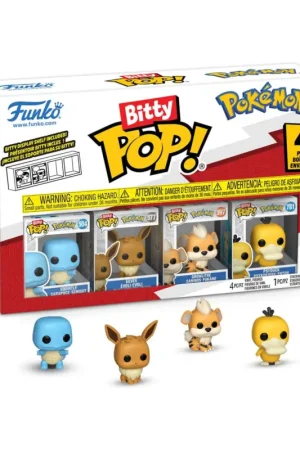 Pokémon - pack of 4 Bitty POP figures! Vinyl Series 4 2 cm Laatste Kans