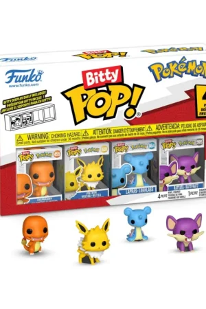 Pokémon - pack of 4 Bitty POP figures! Vinyl Series 2 2 cm Gereduceerde Prijs